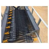 LandHonor 72-inch Skid Steer Rock Bucket RB-14-72W