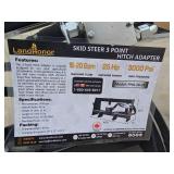 LandHonor Skid Steer 3 Point Hitch Adapter PHA-16-2C