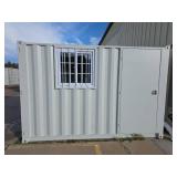 11ft Modified Shipping Container with Windows