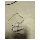 Y-Splitter Extension Cable for E-fy Permanent Outdoor Lights E22, S4 - HP5, IP68 Waterproof Extension Cord Compatible with E-fy E22/S4 for Christmas-Holiday (Y-Shaped 1 Female to 2 Male)