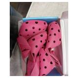 Dog Shoes for Hot Pavement Non-Slip Waterproof Dog Shoes for Medium Dogs Large Size Dogs Easy ON & Off Adjustable Easy-Clean for Beach Outdoor (Rose Pink, Size L: (2.95x2.2-2.55)(L*W))