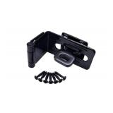 QCAA 90 Degree Angel HASP and Swivel Staple, 4-1/2", Steel, Black, 1 Pack, Made in Taiwan