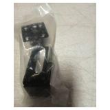 QCAA 90 Degree Angel HASP and Swivel Staple, 4-1/2", Steel, Black, 1 Pack, Made in Taiwan