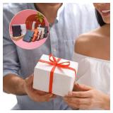 Passport Holder Women, Genuine Leather Passport Wallet RFID Blocking for Men and Women, Passport Cover with Snap Closure Fit for Immunization Record Card - Orange