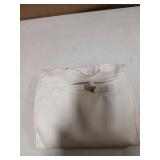 Expandable Travel Makeup Toiletry Bag White