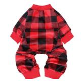 PUPTECK Soft Fleece Dog Pajamas for Small Medium Dogs, Dog Onesie Puppy Sweaters Clothes Jumpsuit Pjs, Cute Jammies Cat Coat Pet Costume Apparel