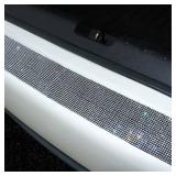 DONGKER Rhinestone Rear Bumper Guard,Anti-Scratch Rhinestone Auto Rear Bumper Strip for Most Cars