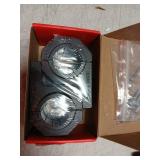 House Tuning Roll Bar Clamps 1.75 inch-Pack 4 Tube Clamp Bracket 1 3/4 inch Roll Bar Mounting Brackets for UTV Truck Light Mount (1.75"-Clamp Mount kit)