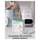 GROWNSY Detergent Washing Tablets 130 PCS for Momcozy, Baby Brezza Bottle Washer, Compatible with All Brands Baby Bottle Washers