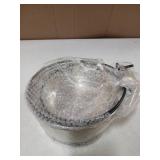 Attachable Dog Bowls for Crates, ShineMe 40oz & 60oz Dog Kennel Food and Water Bowl, 7.1 x 3.7 & 6.3 x 2.6 Dogs Crate Bowls Hanging No Spill for Large or Medium Dogs, Set of 2 Black