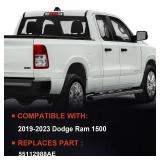 Lathsy Tail Light Chrome Bezel Compatible With 2019-2023 Dodge Ram 1500 Right Passenger Side Taillight Replace 55112988AE