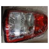 Lathsy Tail Light Chrome Bezel Compatible With 2019-2023 Dodge Ram 1500 Right Passenger Side Taillight Replace 55112988AE