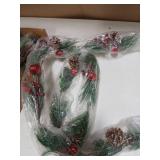 Prelit Garland 6ft Each 2pcs