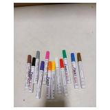 Oil Based Paint Pen, Permanent Paint Marker: Quick-Dry, Waterproof Marker Set of 12 for Rock Painting, Glass, Fabric, Ceramic, Wood, Metal, Mug, Plastic, Stone, Christmas Art Craft Supplies Kit