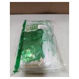 Green Wavy Metallic Foil Fringe Banner Tinsel 12pk