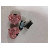 Car Air Vent Clip Air Freshener Clips 2pk Pink Hearts