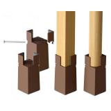 Adjustable Furniture Risers,4Pack Adjustable Bed Risers with Screw Clamp - Heavy Duty Sofa Tables Furniture Risers Fit for Square/Round Furniture Leg Diameter 0.8