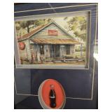 12x15 Vintage Coca-Cola General Store Art Print with 3D Bottle