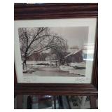 12 and a half by 10 and 1/2 Historic 1838 Watts Mill Dallas Missouri Photograph