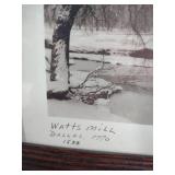 12 and a half by 10 and 1/2 Historic 1838 Watts Mill Dallas Missouri Photograph