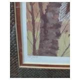 15 and 1/2 by 19 Signed Les Blanc Mallard Duck Print 841/950