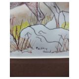 20x16 Mountain Buck Watercolor Sketch