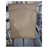 12 and a half by 16 1/2 Vintage Framed Architectural Print - Monastery Courtyard