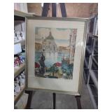 13x16 Vintage Venice Canal Scene Print