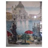 13x16 Vintage Venice Canal Scene Print