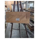 20x9 and 1/2 Framed Watercolor Landscape Scene with Barn