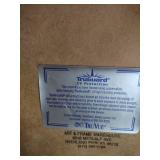 20x9 and 1/2 Framed Watercolor Landscape Scene with Barn