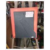 Botanical Apple Print in Red Frame 10 and a half by 11 and a half