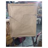 Japanese Floral Vase Art Print with Bamboo Frame