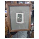 Framed Asparagus Bundle Art Print