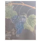 Framed Grape Vine Still Life Print