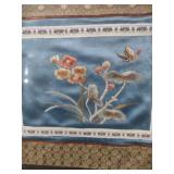 Chinese Silk Embroidered Floral Art