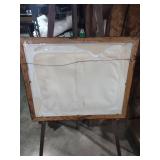 Flying Birds Blue Monochrome Art Print