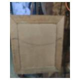 Guardian Angel Religious Art Print in Gold Frame