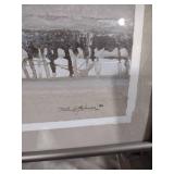 1952 Tree Line Landscape Watercolor