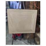 English Cottage Garden Print in Ornate Frame