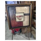 Regina-Andrew Asian Bowl Art Print in Wood Frame