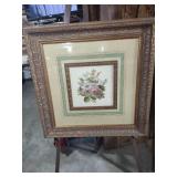 Ornate Framed Rose Botanical Print