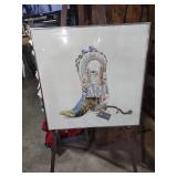 Western Boot Collage Art Print