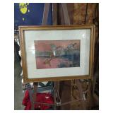 Roland Ford Duck Hunting Scene 1947