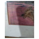 Roland Ford Duck Hunting Scene 1947