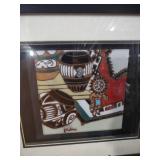 Southwestern Pottery Still Life Tile Art by L Kubias