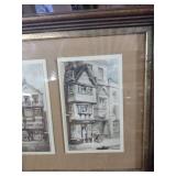 Framed Exeter Architecture Prints Set