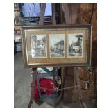 Framed English Cottage Prints by S. Cadarett