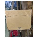 African Zebra Herd Wildlife Print in Gold Frame