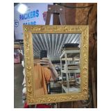 Ornate Gold Framed Wall Mirror